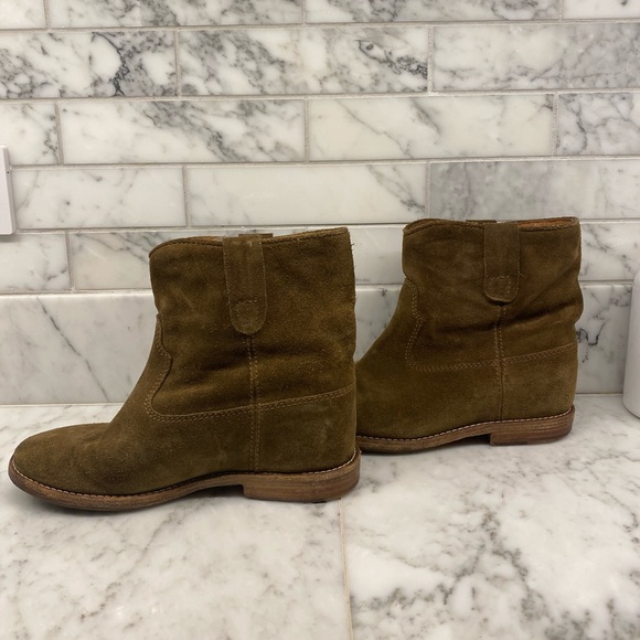 Isabel Marant Crisi Suede Ankle Boots - Picture 4 of 7